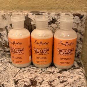 Shea Moisture Coconut & Hibiscus Curl & Shine Shampoo - Minis